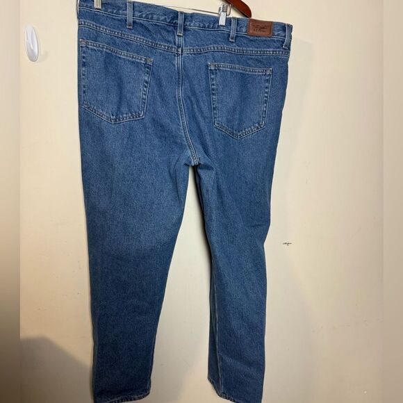 L.L. Bean Men's Double L Jeans, Classic Fit, Flannel-Lined 42x30 - Picture 2 of 4
